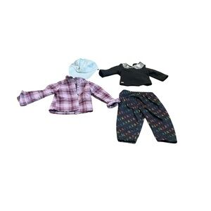 American Girl Lot Pants Top Nicki Hat and Top